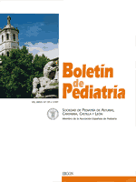 Portada del Boletín de Pediatría nº 159