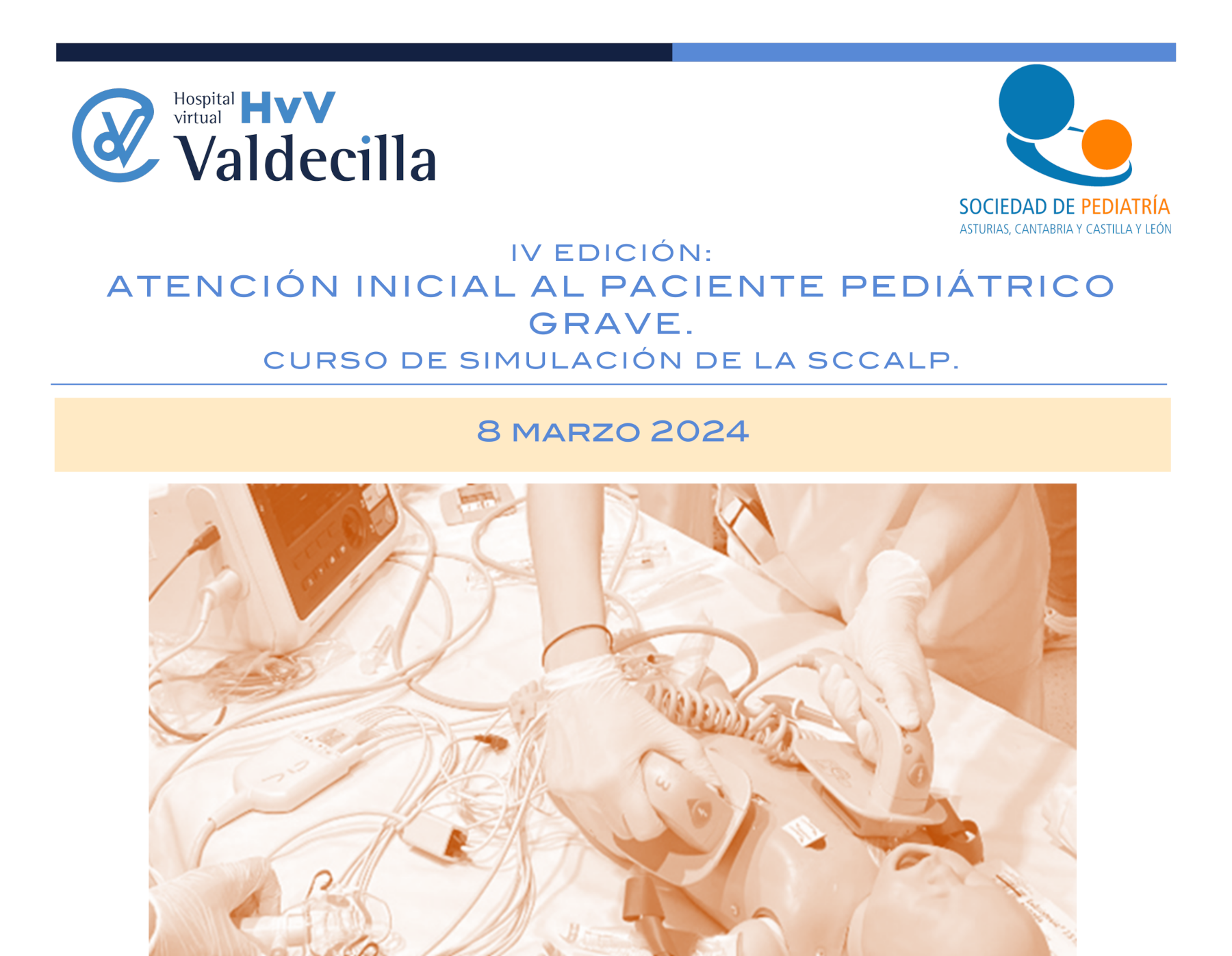 Lee más sobre el artículo Curso de simulación de la SCCALP: Atención inicial al paciente pediátrico grave (IV Edición)